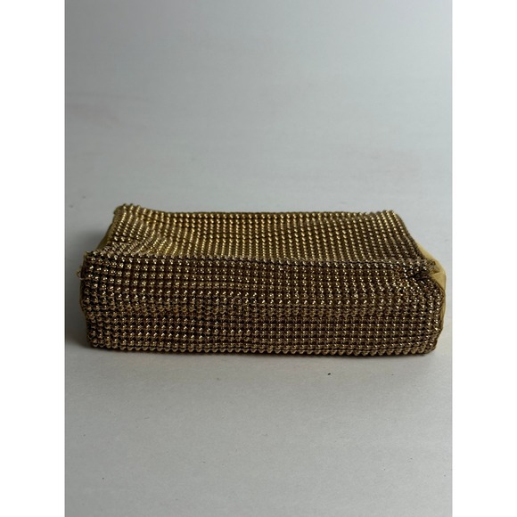 Whiting Davis Gold Mesh Coin Purse‎ Evening Bag Vintage Clutch - Picture 5 of 13